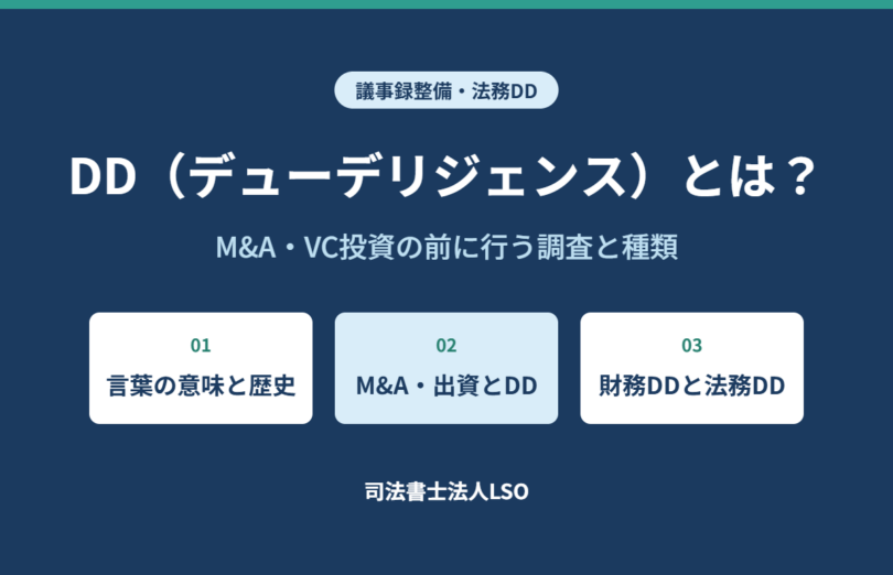 DD(デューデリジェンス)とは M&A・VC投資で行う財務DD・法務DDを解説