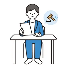 株主総会で解散を決議するZさんのイラスト
