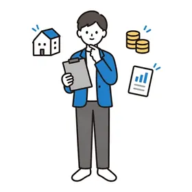 解散前に会社の財産や契約を整理するZさんのイラスト